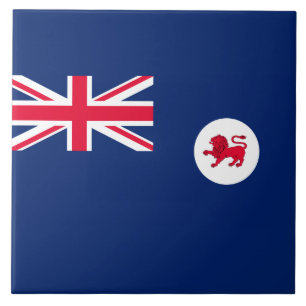 Tasmanische Flagge (Tasmanien) (australischer Staa Fliese
