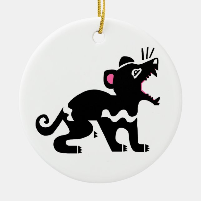 Tasmanische Keramik Ornament (Vorne)