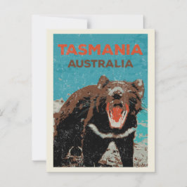 Tasmanischer Teufel, Insel Tasmanien, Australien Postkarte