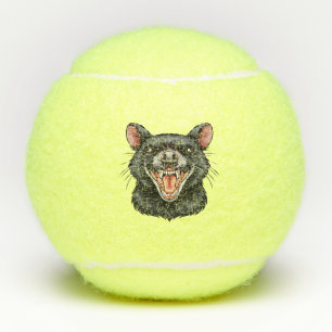 Tasmanischer Teufel Tennisbälle