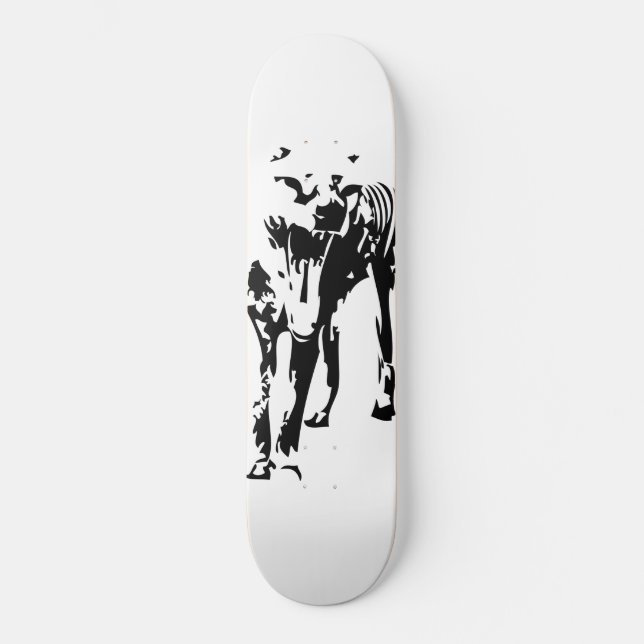 Tasmanischer Tiger (Thylacin) Skateboard (Vorderseite)