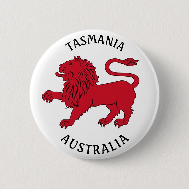 Tasmanisches Abzeichen (Australien) Button (Vorderseite)