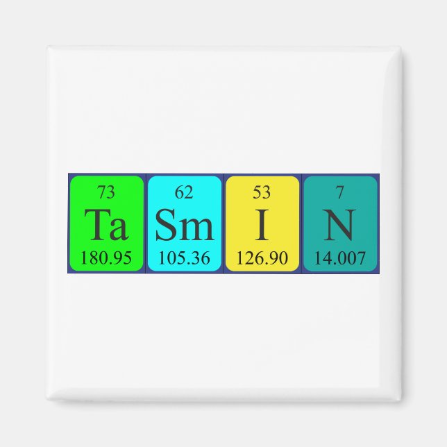 Tasmin-Periodenmagnet Magnet (Vorne)