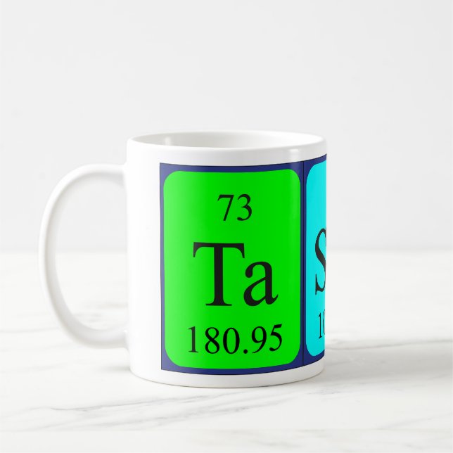 Tasmin Periodenname Tasse (Links)
