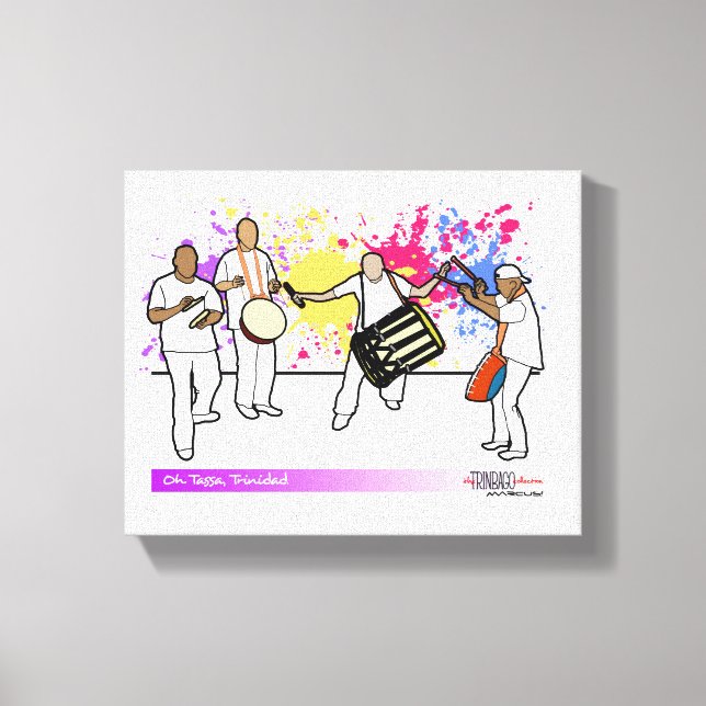 Tassa Band, Trinidad und Tobago Leinwanddruck (Vorderseite)