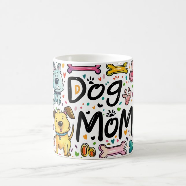 Tasse 11 oz Hunde Mama Geschenk Idee für Mütter (Mittel)