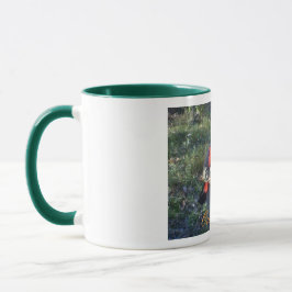 Tasse, 11 Unze, kombiniert, Designer-Foto, grüne Tasse