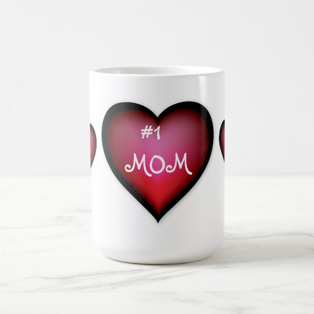 Tasse/#1 Mama mit Herz Tasse (Mittel)