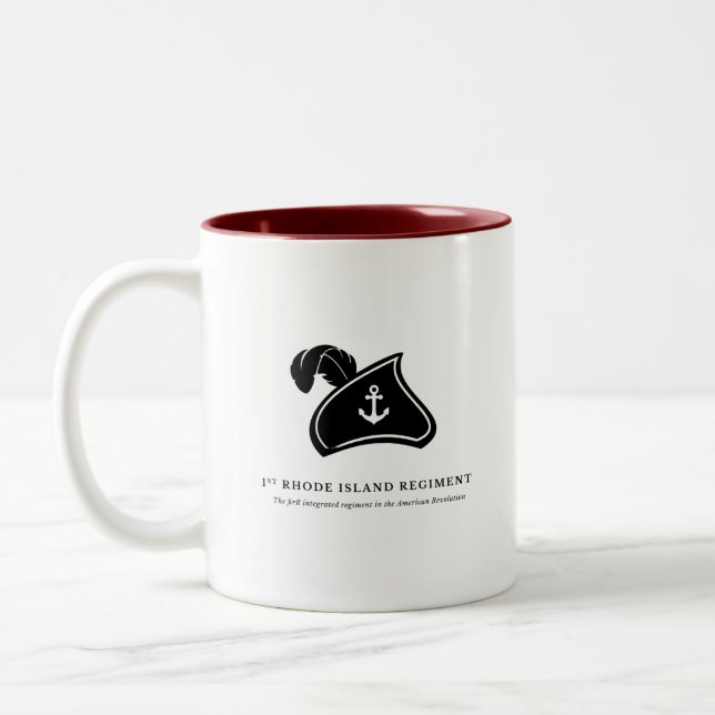 Tasse — 1. Rhode Island-Regiment (Links)
