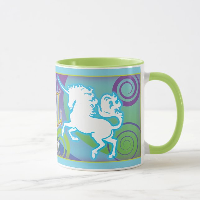 Tasse 2017 Nerz-Tassemagische Unicorn 11oz (Rechts)