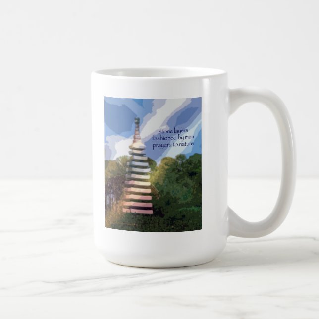 Tasse 22 - ursprüngliche Kunst u. Haiku - (Rechts)