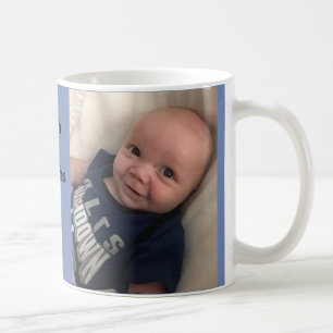 Tasse 2 Fotos Vorlage für individuelles Geschenk f