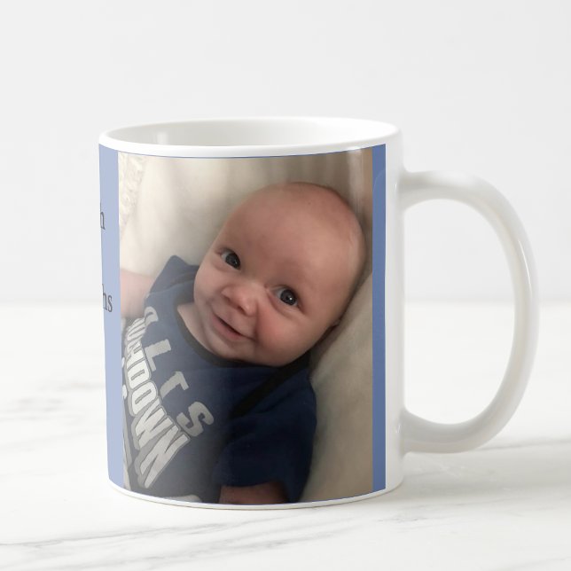 Tasse 2 Fotos Vorlage für individuelles Geschenk f (Von Creator hochgeladen)