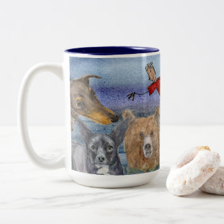 Tasse #3 Joanna fliegt über Tiere