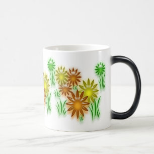 Tasse - 3D Neon Blume (v.2)