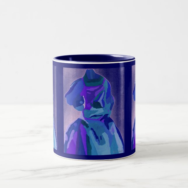 Tasse "A. Boleyn Blue I" - individuell anpassbar (Mittel)