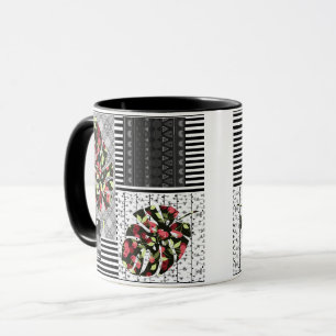 Tasse Abstract Patchwork-Quilten Quilt Retro Vinta
