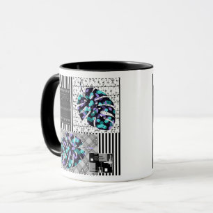 Tasse Abstract Patchwork-Quilten Quilt Retro Vinta