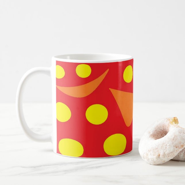 Tasse : Abstrakt : Gedankenfarbe (Mit Donut)