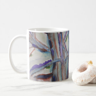 Tasse abstrakte Bäume
