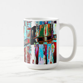 Tasse – Abstrakte Gestaltung des Kollaps und der R