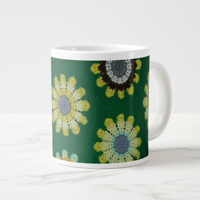 Tasse - Afghanische Daisien (Vorderseite Rechts)