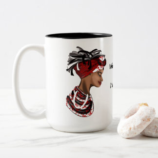 Tasse Afrikanische Frau, Reflexion