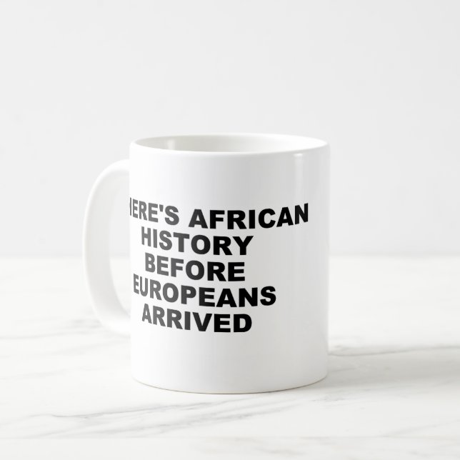 Tasse Afrikanische Geschichte (Vorderseite Links)