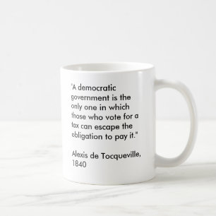 Tasse Alexis de Tocqueville
