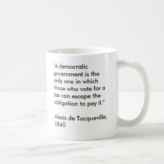 Tasse Alexis de Tocqueville