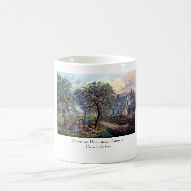 Tasse - amerikanisches Gehöft: Herbst (Mittel)