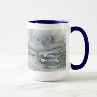 Tasse Ann Hayes Malen Bayerischer Schneetraum