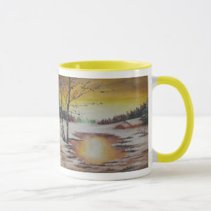 Tasse Ann Hayes Painting Winterszene