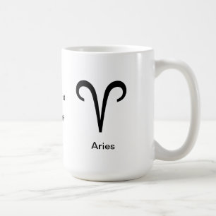 Tasse - Aries-Glyphe