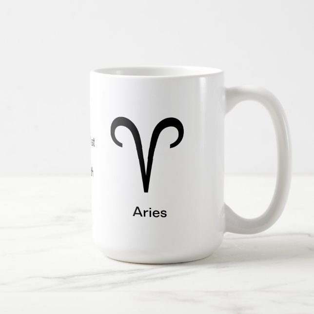 Tasse - Aries-Glyphe (Rechts)
