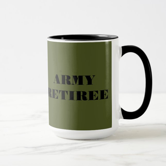 Tasse Army Retiree (Rechts)