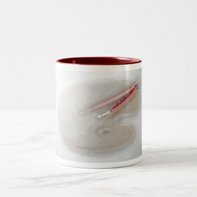 Tasse Artist Palette & Pinsel (Mittel)