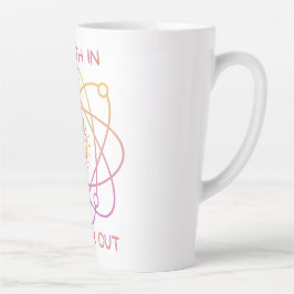 Tasse, "Atem-in-Breath-Out"-Design, Latte-Tasse Milchtasse