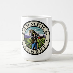 Tasse auf dem Bauernmarkt