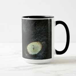 Tasse - Augen der Schwarzkatze