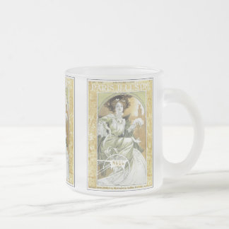 Tasse aus Glas: Alphonse Mucha - Jugendstil