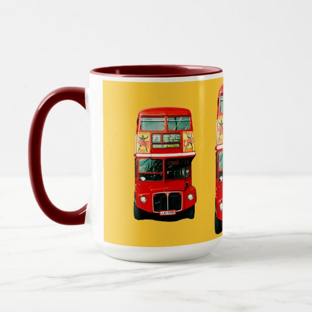 Tasse aus London mit Busse (Links)