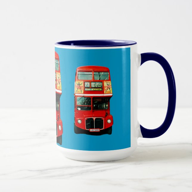 Tasse aus London mit Busse (Rechts)