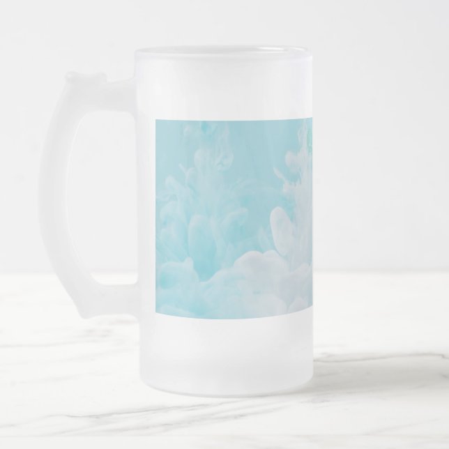 Tasse aus mattiertem Glas (Links)