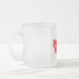 Tasse aus mattiertem Glas