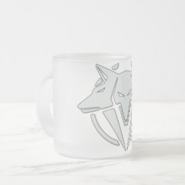 Tasse aus mattiertem Glas