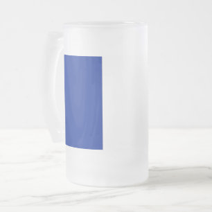 Tasse aus mattiertem Glas mit französischer Flagge