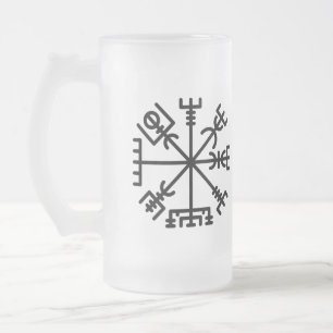 Tasse aus mattiertem Glas, Valhalla Oliver   Vegvi
