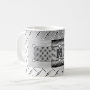Tasse aus Metall und Stahl