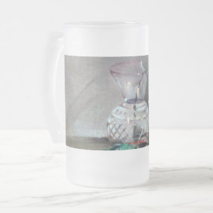 Tasse aus Milchglas Stillleben